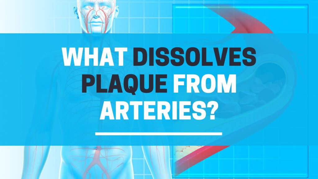 What dissolves plaque from arteries?